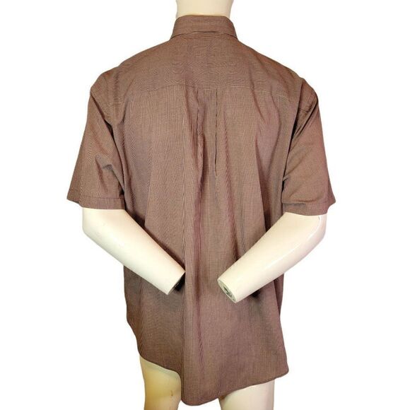 Van Heusen Men's Wrinkle Free Short Sleeve Button Down Shirt (Size XL) - Picture 4 of 6